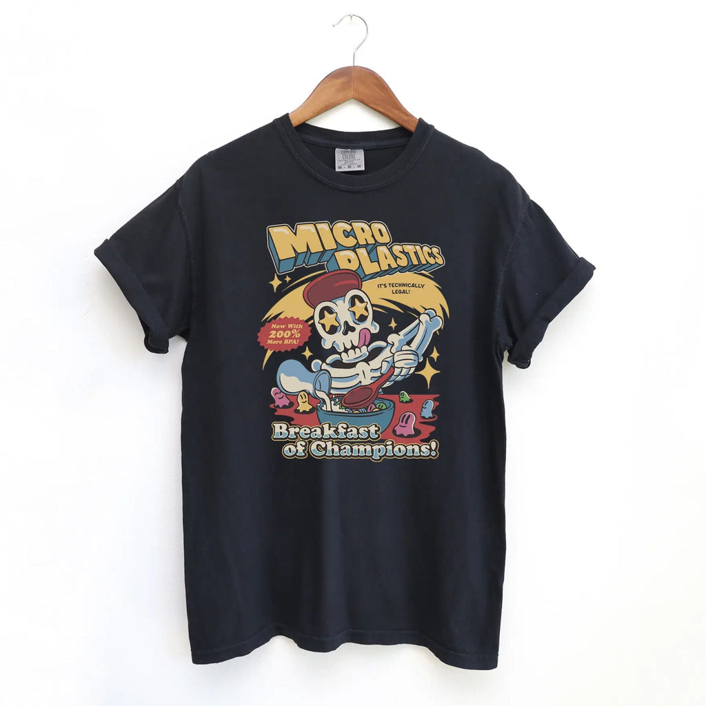 Micro Plastics Breakfast Skull Tee