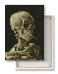 Van Gogh - Skull Of A Skeleton With Burning Cigarette - Canvas